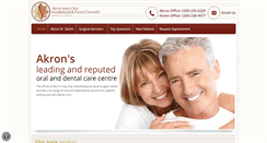 Desktop Screenshot of akronoralsurgery.com